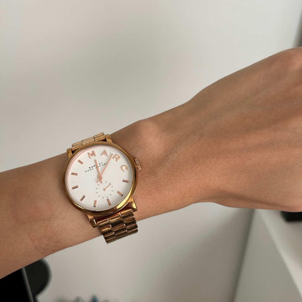 rosegold marc jacobs watch